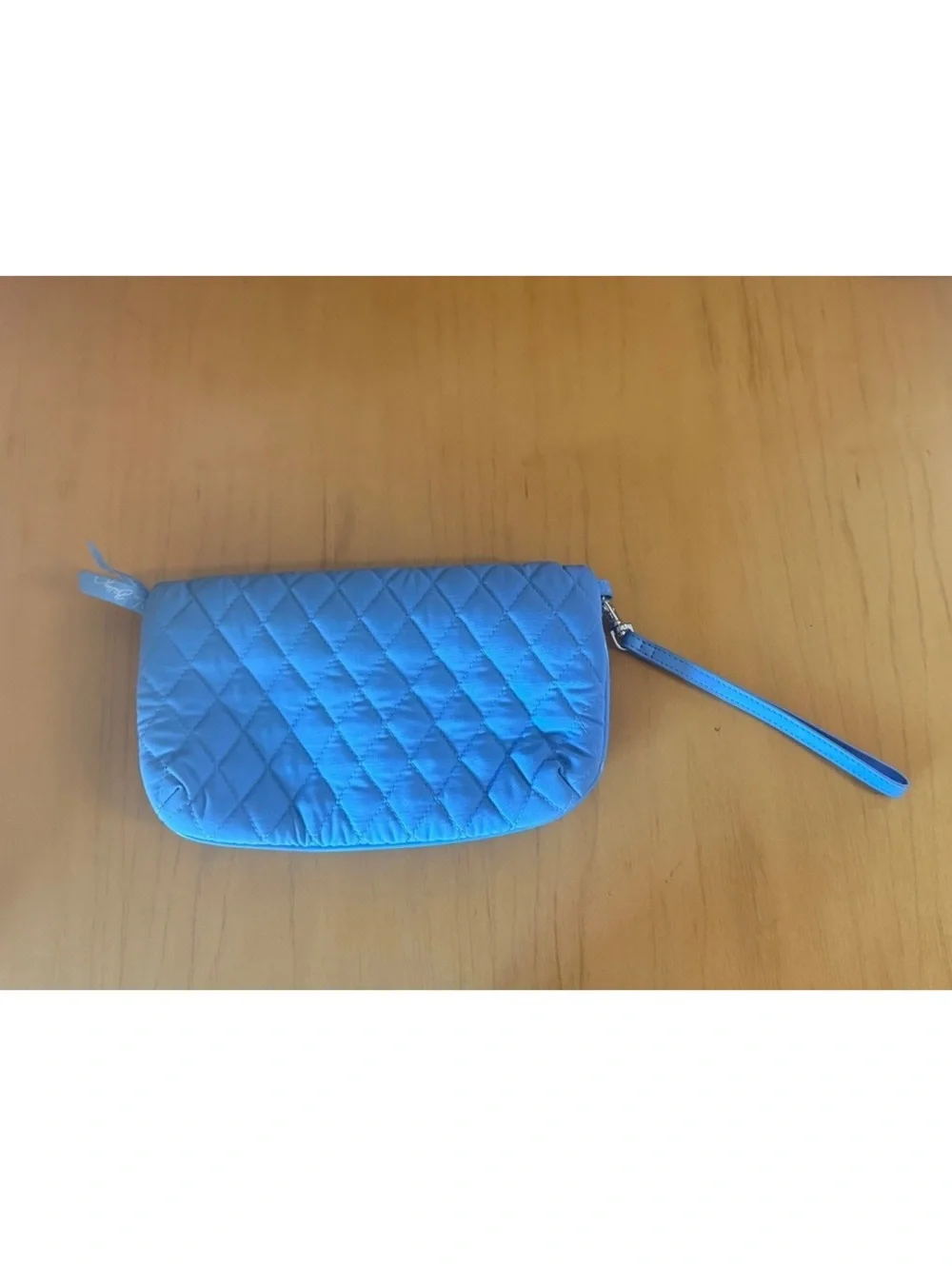 Vera Bradley Quilted Blue Wristlet Clutch